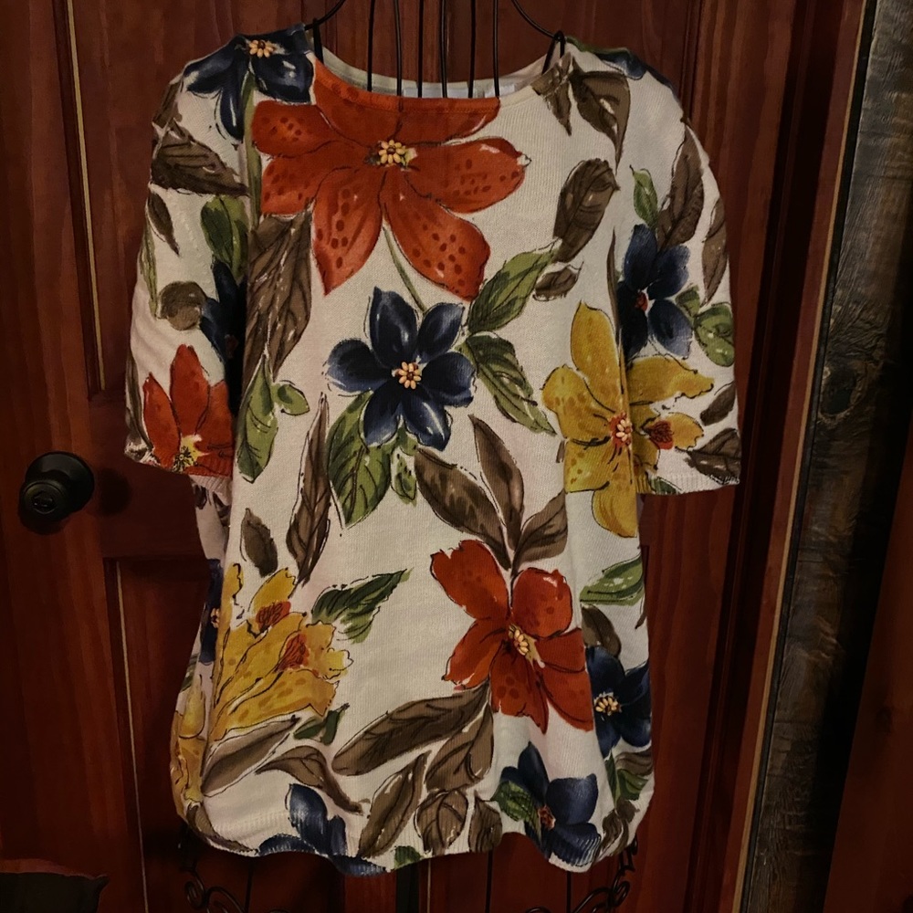 Alfred Dummer Ladies embroidered top